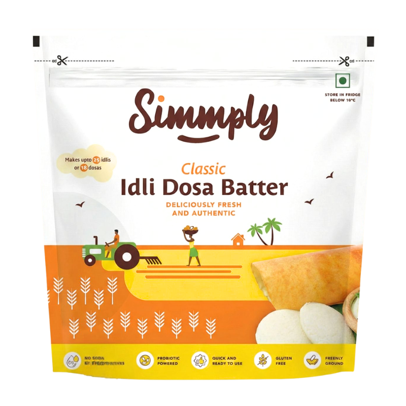 Fresh Ready-to-Use Gluten-Free Idli and Dosa Batter