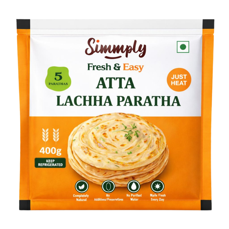 Simmply Fresh & Easy Atta Lachha Paratha